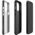 Black Painted Wood iPhone 15 Pro Impact Case