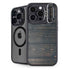 Black Painted Wood iPhone 15 Pro Kickstand Case