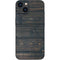 Black Painted Wood iPhone 15 Skin