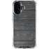 Black Painted Wood iPhone 16 Clear Case