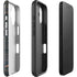 Black Painted Wood iPhone 16 Impact Case