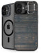 Black Painted Wood iPhone 16 Kickstand Case