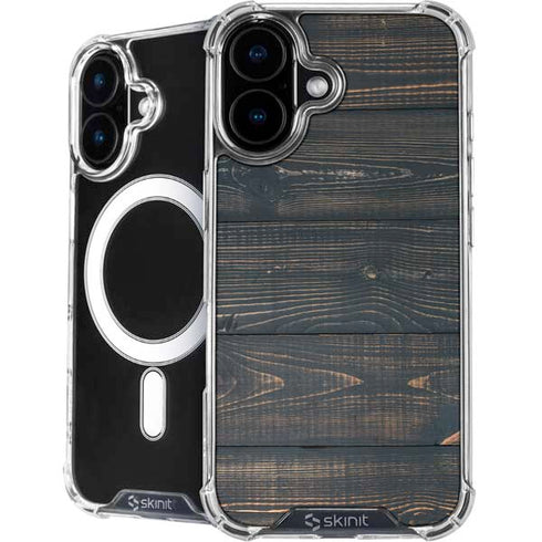 Black Painted Wood iPhone 16 MagSafe Case