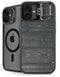 Black Painted Wood iPhone 16 Plus Kickstand Case