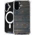 Black Painted Wood iPhone 16 Plus MagSafe Case