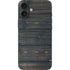 Black Painted Wood iPhone 16 Plus Skin