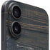 Black Painted Wood iPhone 16 Plus Skin