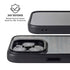 Black Painted Wood iPhone 16 Pro Kickstand Case