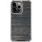 Black Painted Wood iPhone 16 Pro Max Clear Case