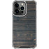 Black Painted Wood iPhone 16 Pro Max Clear Case