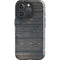 Black Painted Wood iPhone 16 Pro Max Impact Case