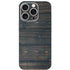 Black Painted Wood iPhone 16 Pro Skin