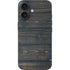 Black Painted Wood iPhone 16 Skin