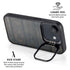 Black Painted Wood iPhone 16e Kickstand Case