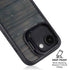 Black Painted Wood iPhone 16e Kickstand Case
