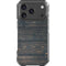 Black Painted Wood iPhone 18 Pro Clear Case