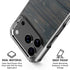 Black Painted Wood iPhone 18 Pro Clear Case