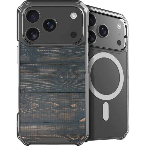 Black Painted Wood iPhone 18 Pro Max MagSafe Case