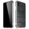 Black Painted Wood iPhone X/XS Clear Case