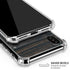 Black Painted Wood iPhone X/XS Clear Case