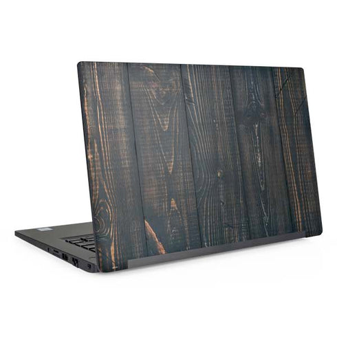 Black Painted Wood Dell Latitude Skin