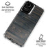 Black Painted Wood Moto G Power 5G (2024) Clear Case