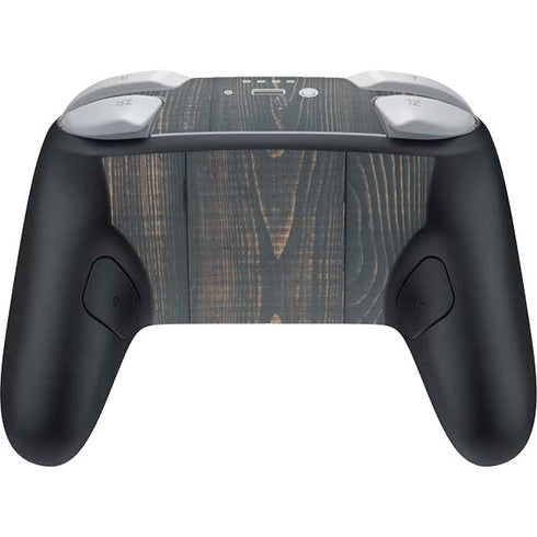 Black Painted Wood Nintendo Switch 2 (2025) Pro Controller Skin