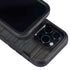 Black Painted Wood Otterbox Defender iPhone Skin