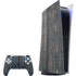 Black Painted Wood PlayStation PS5 Skins