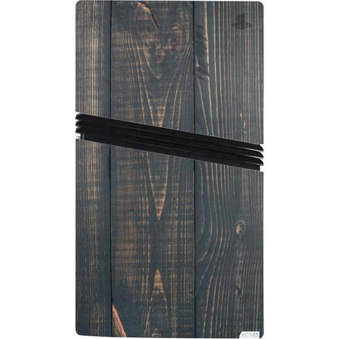 Black Painted Wood PS5 Pro Bundle Skin