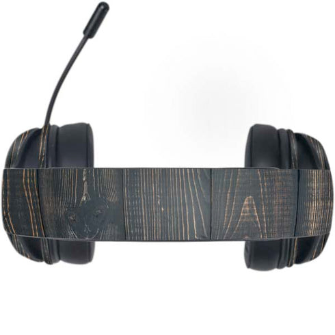 Black Painted Wood Razer Kraken X Skin