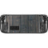 Black Painted Wood Steam Deck Handheld Gaming Computer Skin