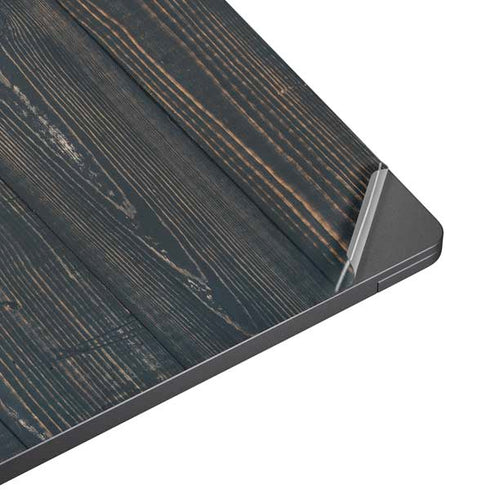 Black Painted Wood Surface Laptop 7 13.8in Skin
