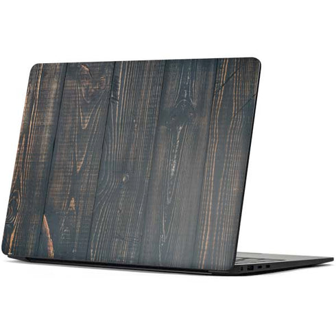Black Painted Wood Surface Laptop 7 15in Skin