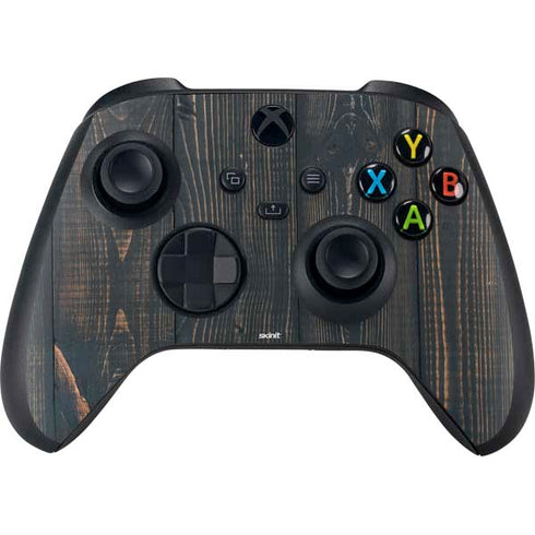Black Painted Wood Xbox Series X Skins
