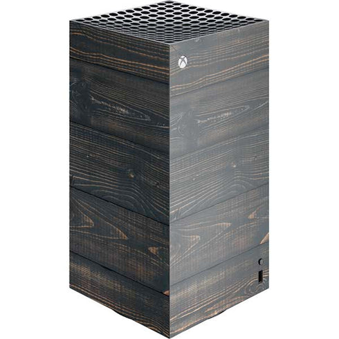 Black Painted Wood XBox Series X Digital Edition Console Skin