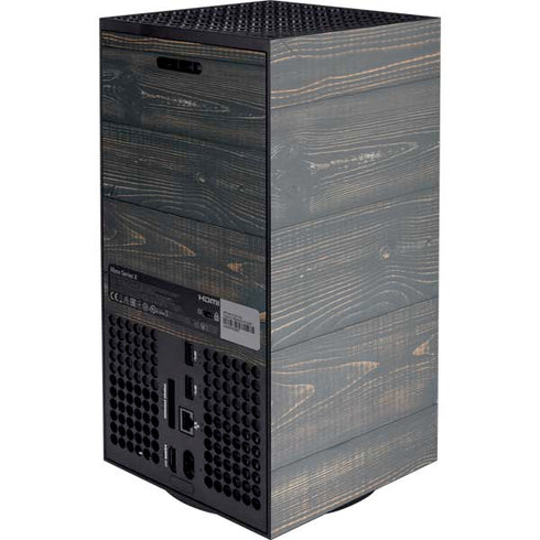 Black Painted Wood XBox Series X Digital Edition Console Skin
