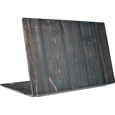 Black Painted Wood Dell XPS Skin