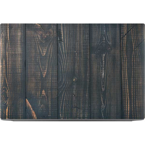 Black Painted Wood Dell XPS Skin