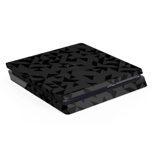 Black Geometric PlayStation PS4 Skins