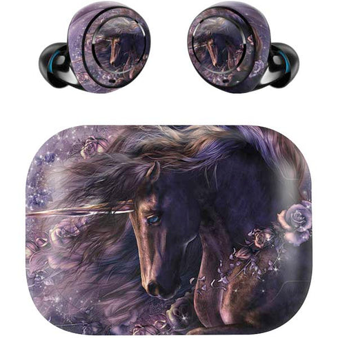 Black Rose Unicorn by Laurie Prindle Amazon Echo Buds Skin
