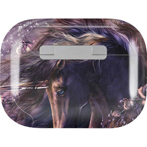 Black Rose Unicorn by Laurie Prindle Apple AirPods Pro Skin