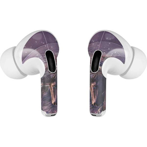 Black Rose Unicorn by Laurie Prindle Apple AirPods Pro Skin