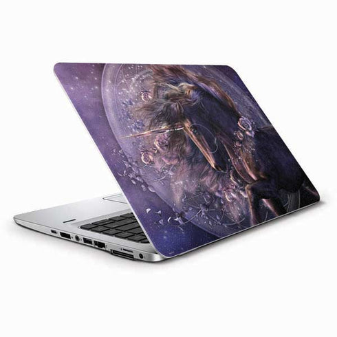 Black Rose Unicorn by Laurie Prindle HP Elitebook Skin