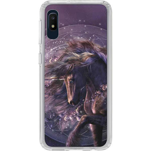 Black Rose Unicorn by Laurie Prindle Galaxy Cases