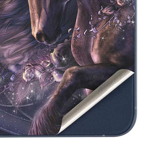 Black Rose Unicorn by Laurie Prindle Galaxy A35 5G Skin