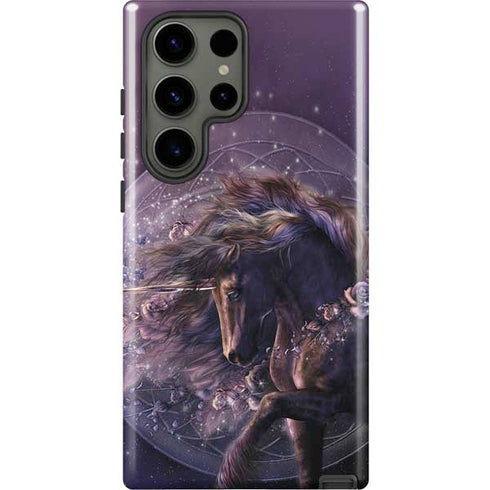 Black Rose Unicorn by Laurie Prindle Galaxy S23 Ultra Pro Case