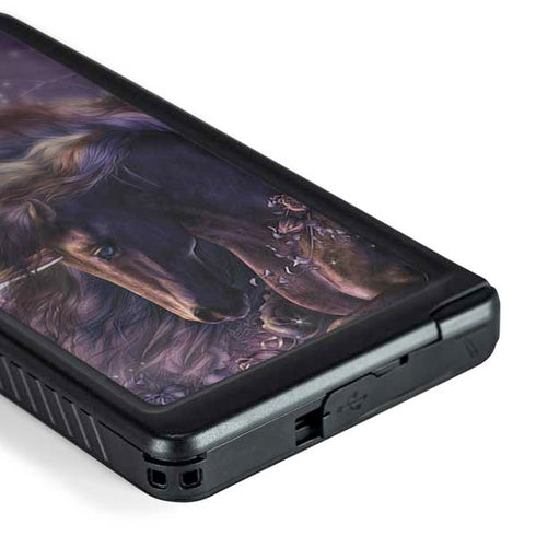 Black Rose Unicorn by Laurie Prindle Galaxy S24 Ultra Waterproof Case