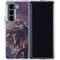 Black Rose Unicorn by Laurie Prindle Galaxy Z Fold5 5G Clear Case