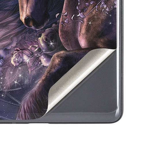 Black Rose Unicorn by Laurie Prindle Google Pixel 7a Skin